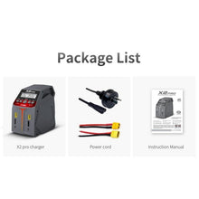 Load image into Gallery viewer, X2 Pro V2 Dual Channel Smart Charger. 2x100W or 1x200w Lipo 1-6S, NiCad, NiMh, PB. AC/DC by GT Power