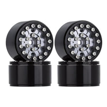 Load image into Gallery viewer, 1.0" CNC Aluminum Beadlock Rims 1/24th Scale, Red, Green, Orange, Grey