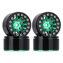 Load image into Gallery viewer, 4PCS 1.0" 12-spoke Beadlock Wheel Rims for Axial SCX24