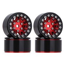 Load image into Gallery viewer, 4PCS 1.0" 12-spoke Beadlock Wheel Rims for Axial SCX24