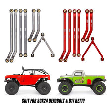 Load image into Gallery viewer, High Clearance Chassis Links for Axial SCX24 Deadbolt Betty