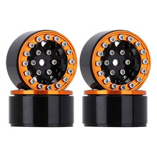 Load image into Gallery viewer, 4PCS 1.0" 12-spoke Beadlock Wheel Rims for Axial SCX24