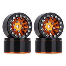 Load image into Gallery viewer, 4PCS 1.0" 12-spoke Beadlock Wheel Rims for Axial SCX24