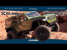 Load and play video in Gallery viewer, 1/6 SCX6 Jeep JLU Wrangler 4WD Crawler