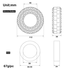 Load image into Gallery viewer, MEUS Racing Super Soft Silicone Tire Inserts with EVA for 118-122 mm 1.9" Tires
