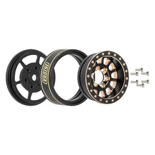 Load image into Gallery viewer, INJORA 1.0 Plus 12-Spoke Brass Beadlock Wheels 42g/Pcs Offset -3.75mm
