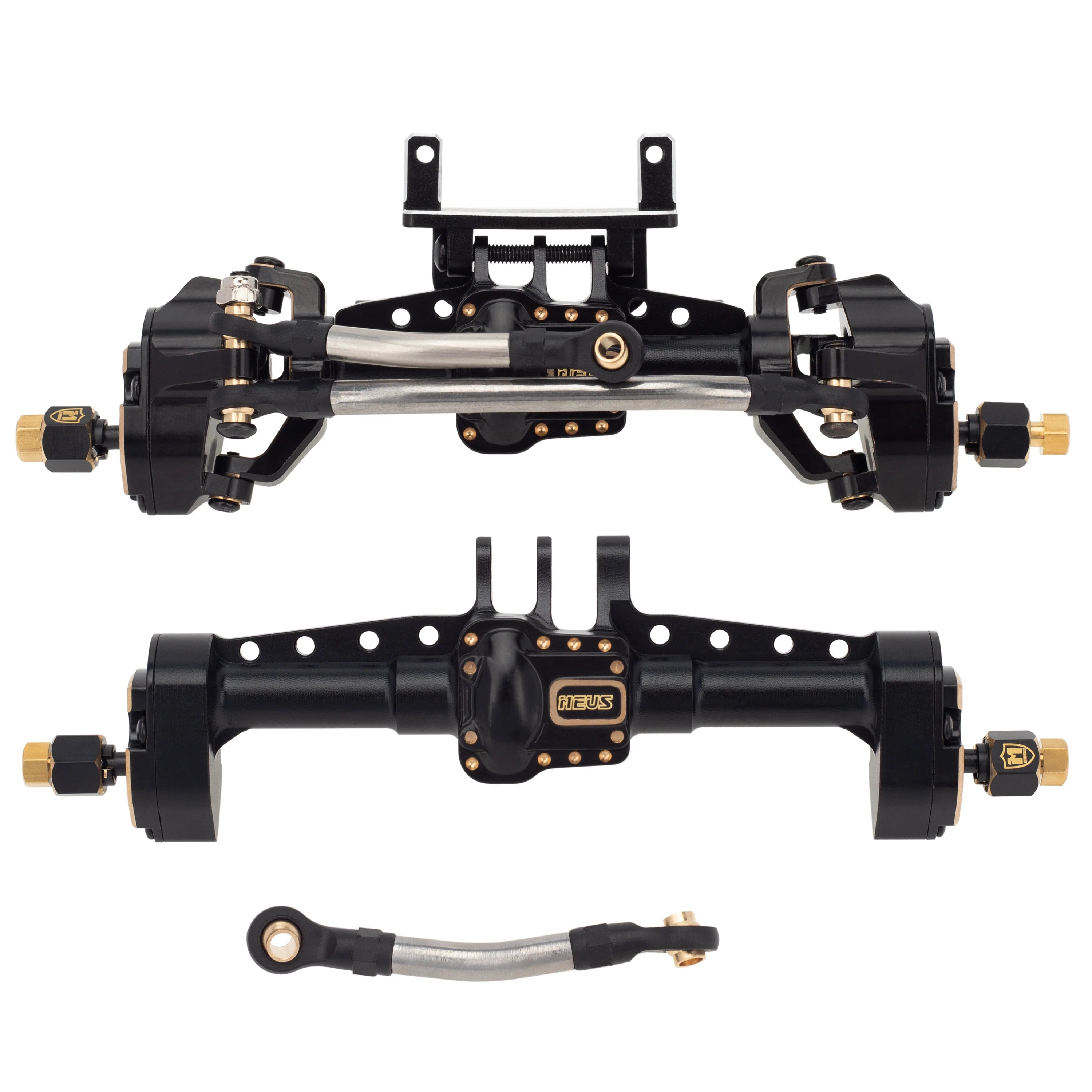 MEUS Racing TRX4M portal axle upgrade ground clearance +8MM brass alum ...