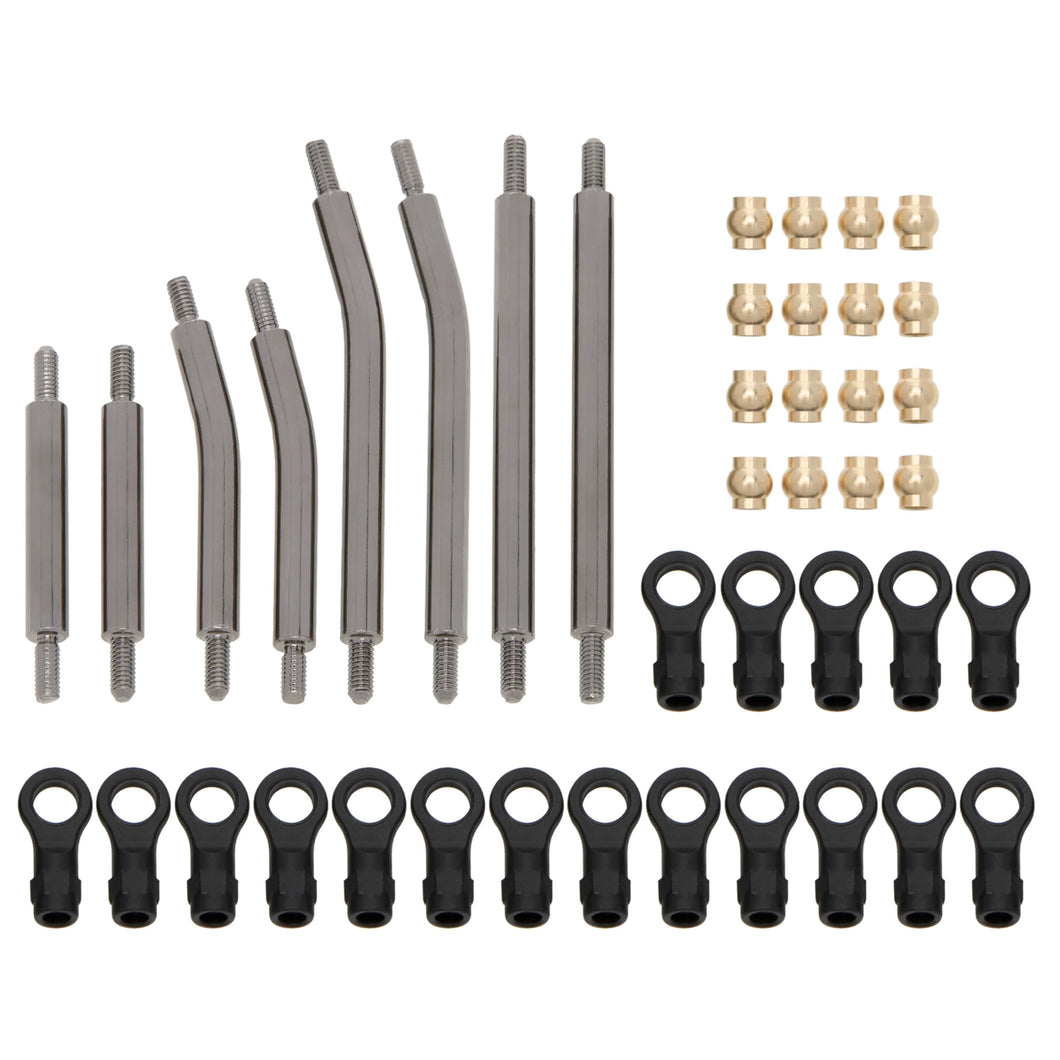 MEUS RACING Stainless Steel Liks Set High Clearance Links for TRX-4M