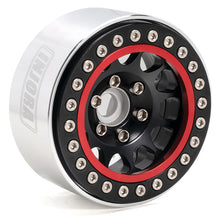 Load image into Gallery viewer, INJORA 4PCS 1.9&quot; Beadlock Wheel Rim Hub CNC Aluminum for 1/10 RC Crawlers
