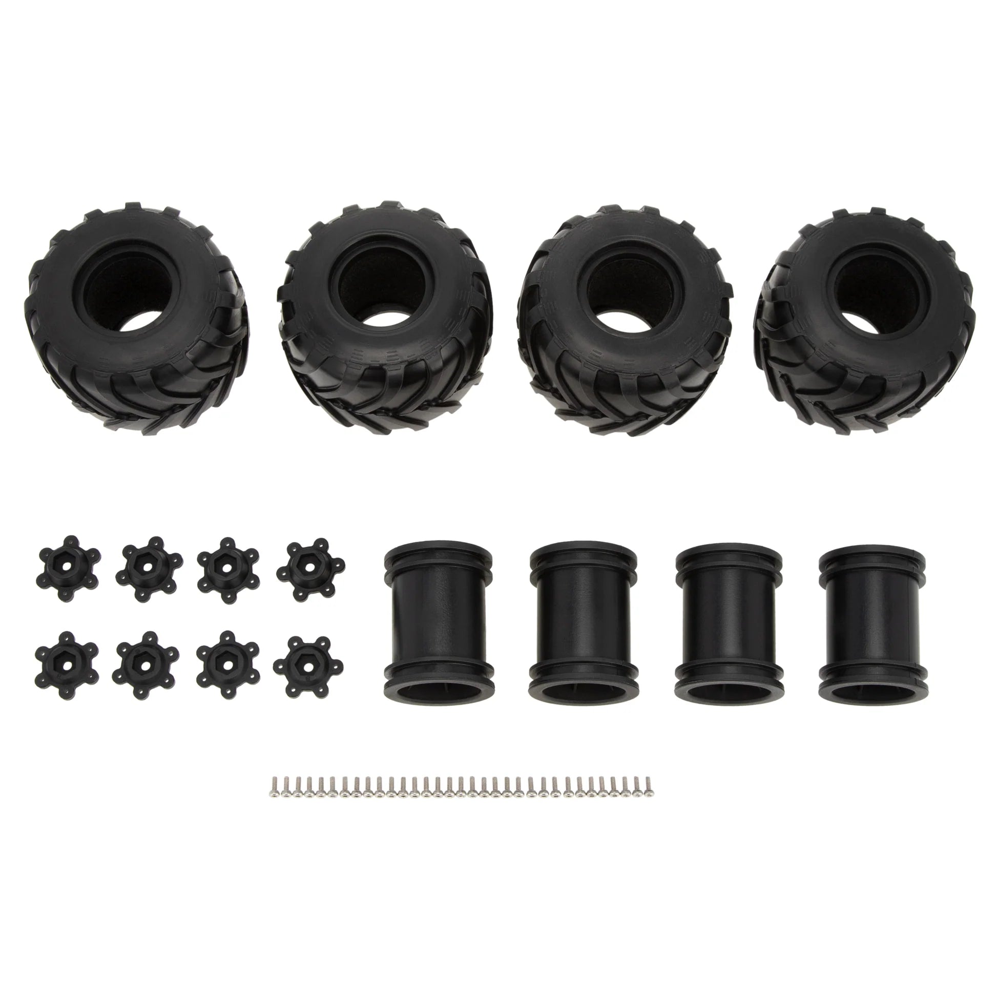 MEUS Racing 4PCS 1.0 RC Monster Truck Rim Tire Set – GT RC