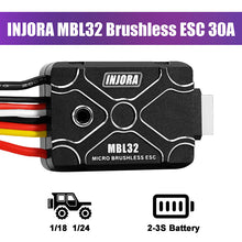 Load image into Gallery viewer, INJORA Micro Brushless MBL32 ESC &amp; 1621 Purple Viper Motor Combo For 1/24 SCX24
