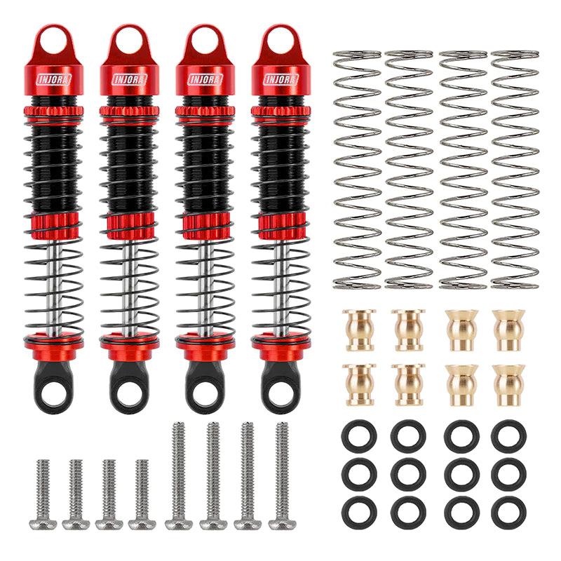 59mm Long Threaded Oil Filled Shocks For 1/18 TRX4M