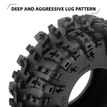 Load image into Gallery viewer, 1.3&quot; 70*27mm Aluminum Wheels With Swamp Claw Tires For 1/16 1/18 1/20 1/24 RC Crawlers
