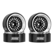 Load image into Gallery viewer, INJORA Turbine 1.3&quot; CNC Aluminium Beadlock Wheels For 1/24 1/18 RC Crawler
