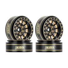 Load image into Gallery viewer, INJORA 1.0 Plus 12-Spoke Brass Beadlock Wheels 42g/Pcs Offset -3.75mm
