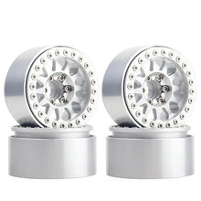 Load image into Gallery viewer, INJORA 4PCS 1.9" 12-spoke Metal Beadlock Wheel Rims for 1/10 RC Crawler
