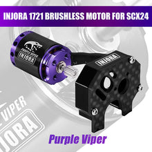 Load image into Gallery viewer, INJORA Micro Brushless MBL32 ESC &amp; 1621 Purple Viper Motor Combo For 1/24 SCX24
