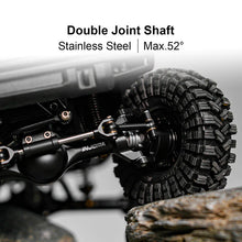 Load image into Gallery viewer, INJORA +7mm Planet Axles with Double Joint Shafts &amp; Scale Hydraulic Steering for 1/18 TRX4M
