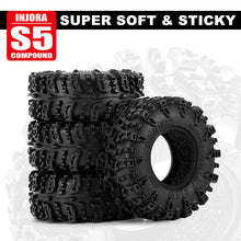 Load image into Gallery viewer, INJORA 0.7" 36*14mm Swamp Claw Tires for 1/30 SCX30 (T7019) (4)
