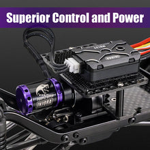 Load image into Gallery viewer, INJORA Micro Brushless MBL32 ESC &amp; 1721 Purple Viper Motor Combo For 1/18 TRX4M Ascent18
