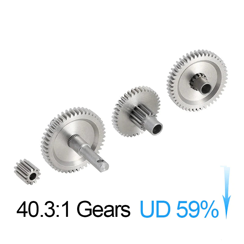 Stainless Steel Transmission Gear Set for 1/18 TRX-4M