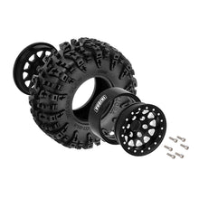 Load image into Gallery viewer, 1.3&quot; 70*27mm Aluminum Wheels With Swamp Claw Tires For 1/16 1/18 1/20 1/24 RC Crawlers
