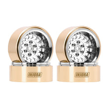 Load image into Gallery viewer, INJORA 1.3" ModuWheel Brass &amp; Aluminum Beadlock Wheels For 1/18 1/24 RC Crawlers
