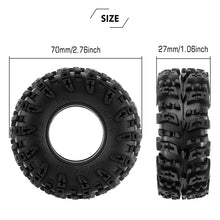 Load image into Gallery viewer, INJORA Cling On 1.3&quot; Tires (4) (70*26mm)
