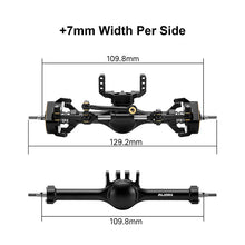 Load image into Gallery viewer, INJORA +7mm Planet Axles with Double Joint Shafts &amp; Scale Hydraulic Steering for 1/18 TRX4M
