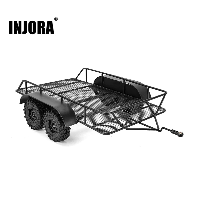 Metal Hitch Mount Trailer For 1/18 RC Crawler TRX4M