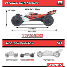 Load image into Gallery viewer, TYPHON GROM MEGA 380 Brushed 4X4 Small Scale Buggy RTR with Battery &amp; Charger
