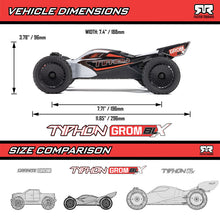 Load image into Gallery viewer, TYPHON GROM 223S BLX Brushless 4X4 Small Scale Buggy RTR with Battery &amp; Charger
