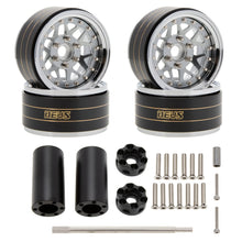 Load image into Gallery viewer, MEUS Racing Brass Aluminum 1.9″ Beadlock Wheels Supports Front Rear Twin Wheels
