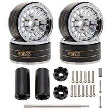 Load image into Gallery viewer, MEUS Racing Brass Aluminum 1.9″ Beadlock Wheels Supports Front Rear Twin Wheels
