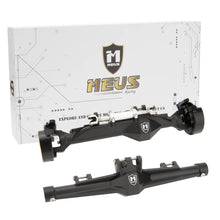 Load image into Gallery viewer, MEUS Racing Metal Front Rear Straight Axles Housings with Brass Steering knuckles &amp; Servo Mount for 1/10 Vanquish H10 Optic
