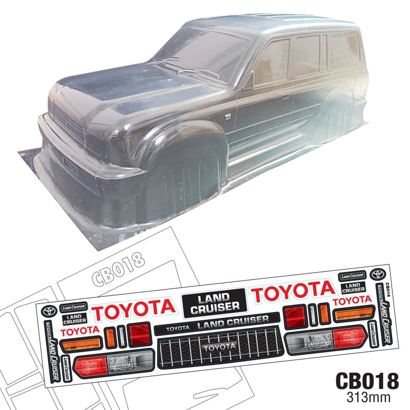 1/10 Toyota Land Cruiser Crawler Body WB 313mm Width 220mm