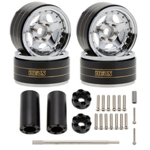 Load image into Gallery viewer, MEUS Racing Brass Aluminum 1.9″ Beadlock Wheels Supports Front Rear Twin Wheels
