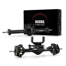Load image into Gallery viewer, INJORA +7mm Planet Axles with Double Joint Shafts &amp; Scale Hydraulic Steering for 1/18 TRX4M
