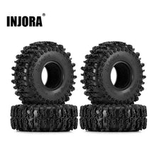 Load image into Gallery viewer, INJORA Cling On 1.0&quot; 64*24mm Tires for 1/18 1/24 RC Crawlers
