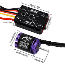 Load image into Gallery viewer, INJORA Micro Brushless MBL32 ESC &amp; 1721 Purple Viper Motor Combo For 1/18 TRX4M Ascent18
