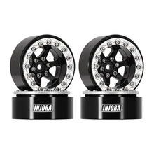 Load image into Gallery viewer, INJORA 1.3&quot; -5.25mm Offset Aluminium Beadlock Wheels for 1/24 1/18 RC Crawler
