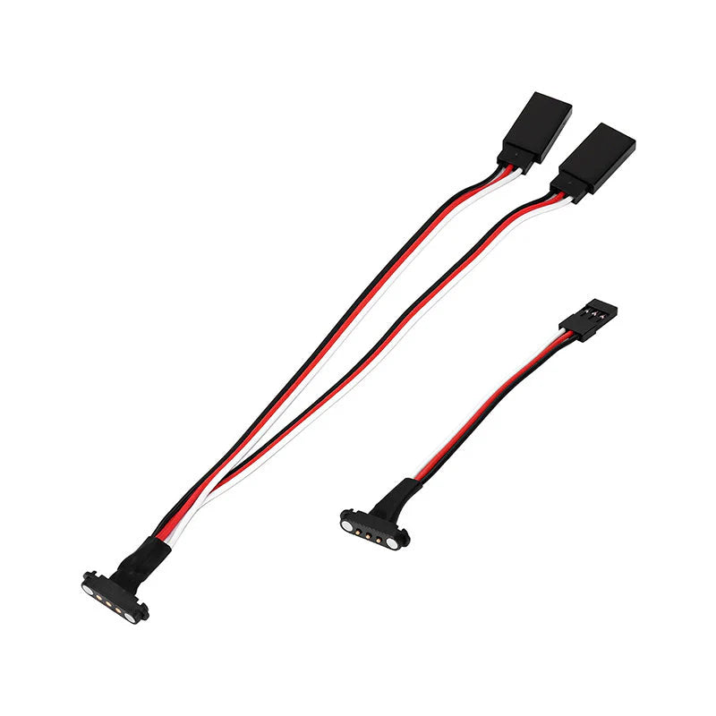 INJORA Magnetic Snap-on JR Extension Cable for RC Models