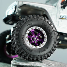 Load image into Gallery viewer, INJORA 1.3&quot; -5.25mm Offset Aluminium Beadlock Wheels for 1/24 1/18 RC Crawler
