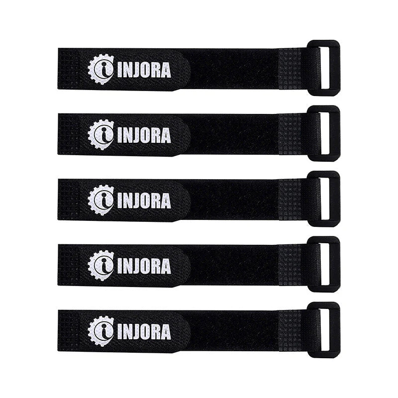 INJORA 5PCS 20*2cm 30*2cm Non-Slip Battery Straps For 1/10 RC Cars