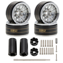 Load image into Gallery viewer, MEUS Racing Brass Aluminum 1.9″ Beadlock Wheels Supports Front Rear Twin Wheels
