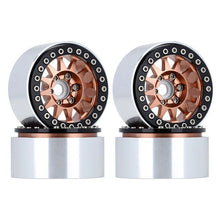 Load image into Gallery viewer, INJORA 4PCS 1.9" 12-spoke Metal Beadlock Wheel Rims for 1/10 RC Crawler
