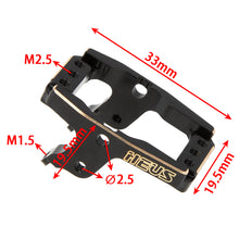 Load image into Gallery viewer, MEUS RACING TRX4M brass servo mount for TRX4M original plastic Axles and MEUS Front Rear Axle Housing
