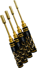 Load image into Gallery viewer, Golden Black Titanium Nut Driver 4 PCS BOX 4.0/5.5/7.0/8.0
