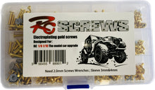 Load image into Gallery viewer, 1/10 1/8 RC Car M3 screws set Gold
