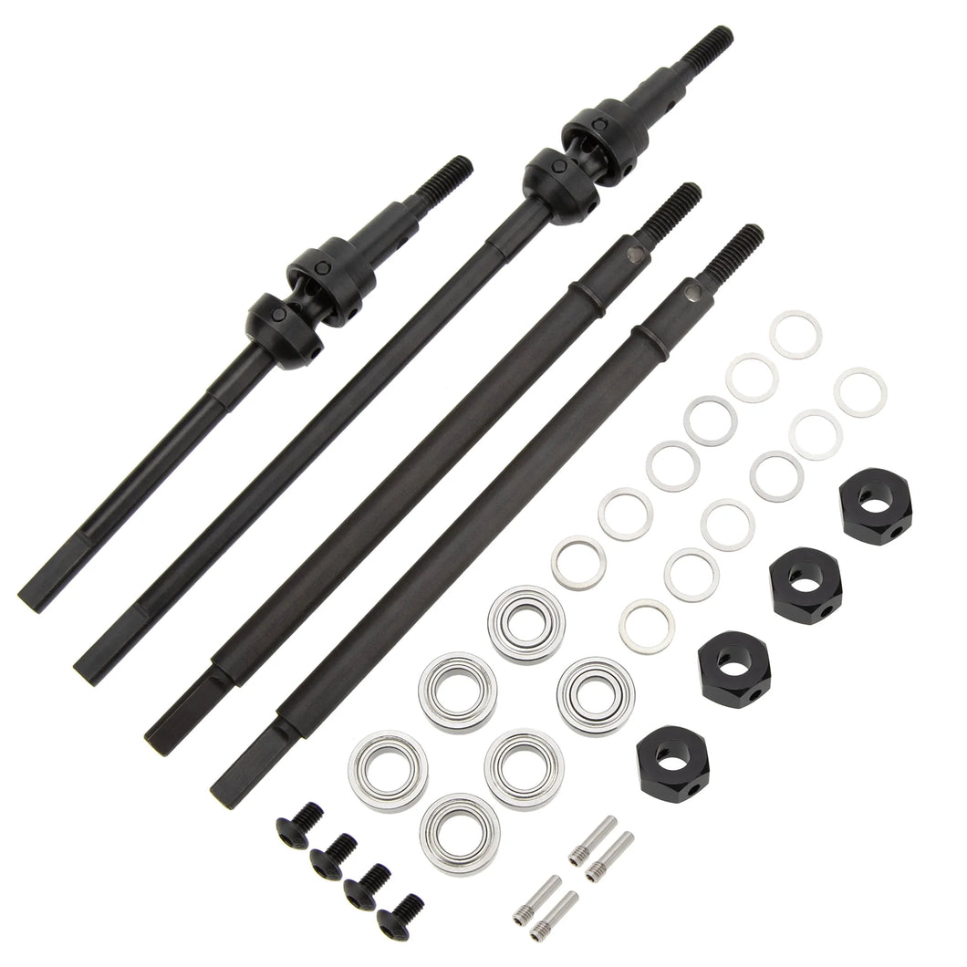 MEUS Racing Isokinetic 3-section CVD Shafts for 1/10 Vanquish H10 Optic Axle Upgrade Parts